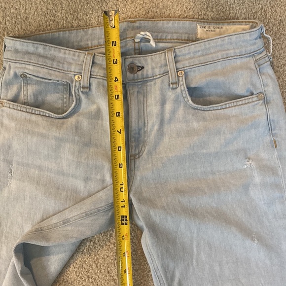 Rag and Bone Dre low rise distressed jeans - Picture 11 of 13